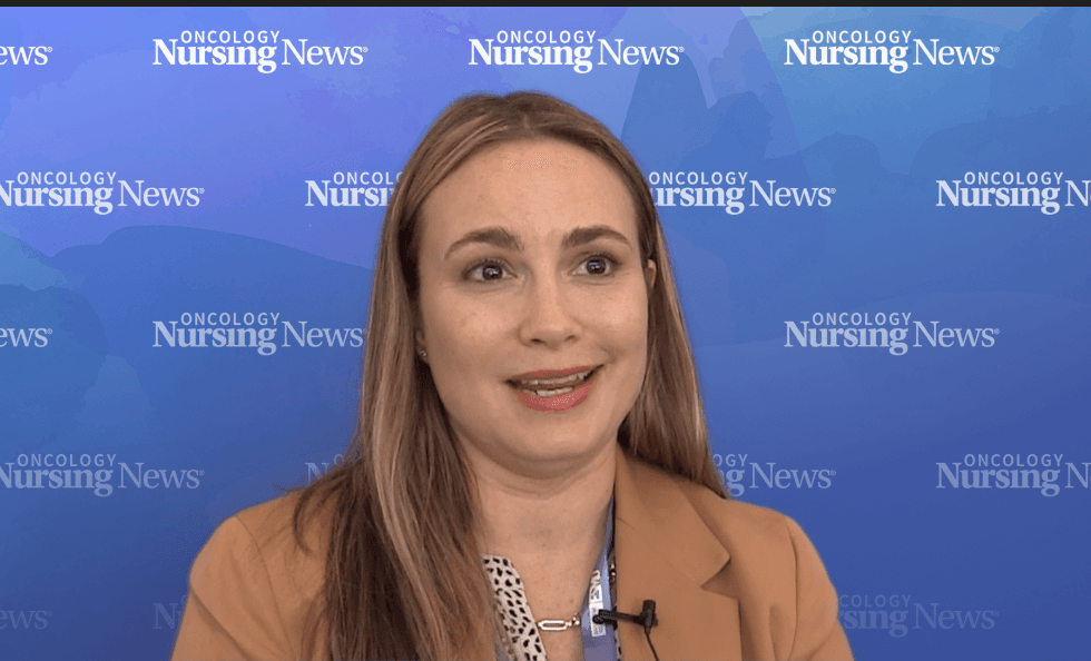 Elizabeth Burton in an interview with Oncology Nursing News