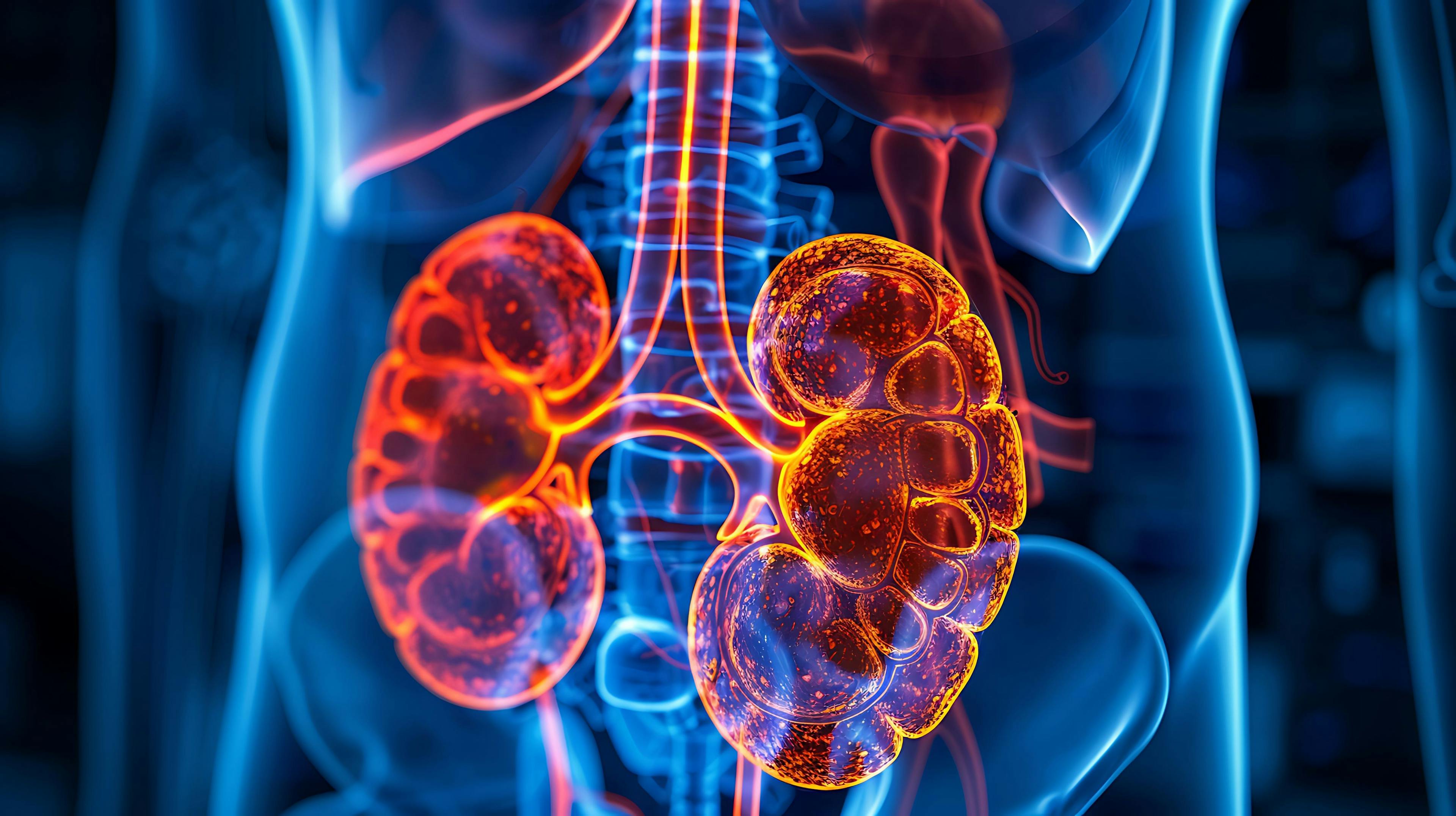 Person acute kidney injury Comprehensive image overview of kidneys showing sudden loss of function | Image Credit: © Premium Graphics - stock.adobe.com.